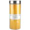 Home Basics X-Large 67oz. Round Glass Canister with Air-Tight Stainless Steel Twist Top Lid, Clear